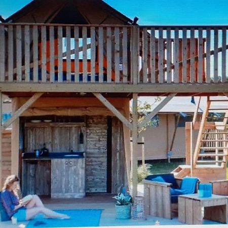 Tente Cabane Du Camping Hautoreille Bannes  Luaran gambar