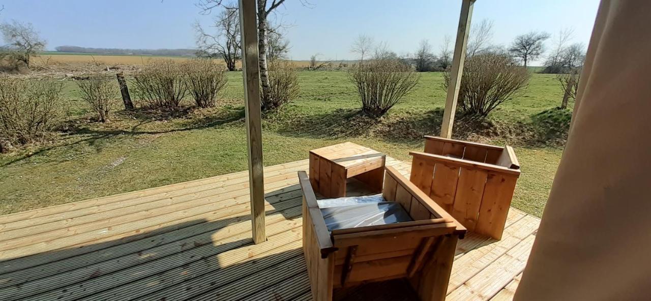 Tente Cabane Du Camping Hautoreille Bannes  Luaran gambar